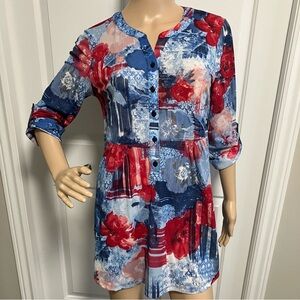 Northern Reflections | Floral 3/4 sleeves Tunic